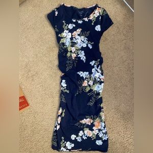 Maternity floral dress